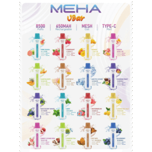 魅嗨MEHA VBar小白條一次性|8500口 拋棄式電子煙