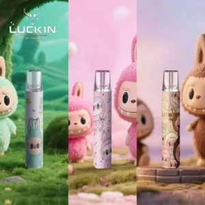 LUCKIN幸運主機日漫蠟筆小新潮玩拉布布聯名款一代電子煙煙桿
